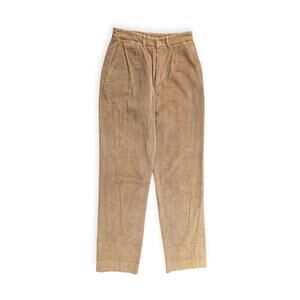 70s 80s Ralph Lauren Thick Wale Corduroy Pleated Slacks